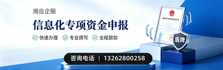 台州信息化专项资金申报服务