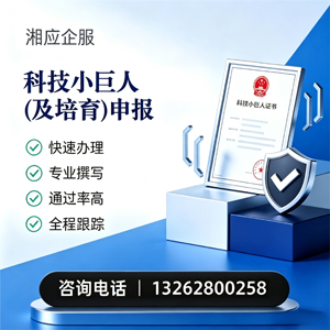 台州科技小巨人及培育企业申报服务