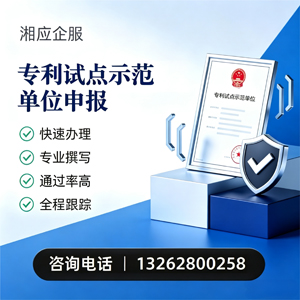 台州专利试点示范单位申报服务